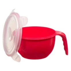 B&M Microwavable Food Bowl With Handle -Cheap Home Style Store 289950 Microwavable Food Bowl with Handle red 21