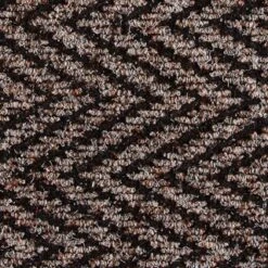 B&M Half Moon Indoor Chevron Doormat 40 X 70cm 14 B&M Half Moon Indoor Chevron Doormat 40 X 70cm -Cheap Home Style Store 319759 Half Moon Indoor Chevron Mat 40x70cm brown detail 2