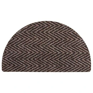 B&M Half Moon Indoor Chevron Doormat 40 X 70cm 4 B&M Half Moon Indoor Chevron Doormat 40 X 70cm - Image 4