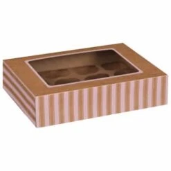 Betty Winters Large Cupcake Boxes 2pk 7 Betty Winters Large Cupcake Boxes 2pk -Cheap Home Style Store 320784 4pk cupcake boxes holds 12 pink 2