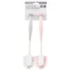 B&M Suction Dish Brushes 2pk - Grey & Blush