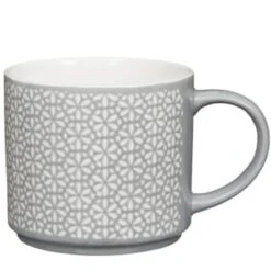 B&M Jumbo Embossed Stacking Mugs 4pk -Cheap Home Style Store 329369 Jumbo Embossed Stacking Mugs Set of 4 3