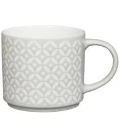 B&M Jumbo Embossed Stacking Mugs 4pk -Cheap Home Style Store 329369 Jumbo Embossed Stacking Mugs Set of 4 4