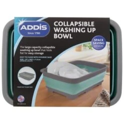 Addis Collapsible Washing Up Bowl - Aqua & Grey 10 Addis Collapsible Washing Up Bowl - Aqua & Grey -Cheap Home Style Store 332198 addis collapsible washing up bowl grey and aqua