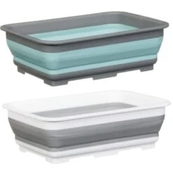 Addis Collapsible Washing Up Bowl - Aqua & Grey 11 Addis Collapsible Washing Up Bowl - Aqua & Grey -Cheap Home Style Store 332198 addis collapsible washing up bowl grey and aqua 4