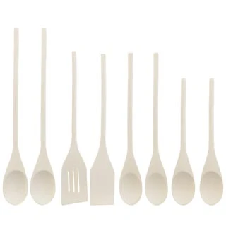 B&M Wooden Utensils 8pk 1 B&M Wooden Utensils 8pk