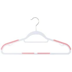 B&M Addis Non-Slip Hangers 6pk - Multi Colour -Cheap Home Style Store 333092 addis 6pk non slip hangers colour 2