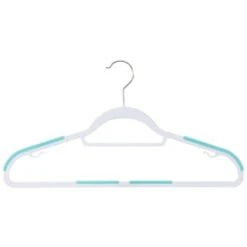 B&M Addis Non-Slip Hangers 6pk - Multi Colour -Cheap Home Style Store 333092 addis 6pk non slip hangers colour 4