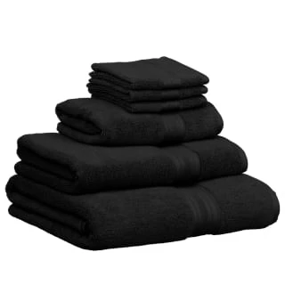 B&M Signature Bath Sheet - Black 3 B&M Signature Bath Sheet - Black - Image 3