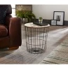 Tromso Basket Side Table