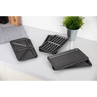 Tower 3-in-1 Deep Fill Snack Maker - Silver 5 Tower 3-in-1 Deep Fill Snack Maker - Silver - Image 5