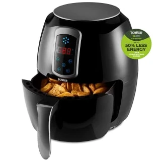 Tower Air Fryer 4L - Black & Silver 1 Tower Air Fryer 4L - Black & Silver