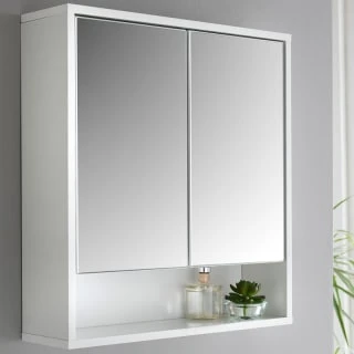 Norsk High Gloss Bathroom Mirror Cabinet 1 Norsk High Gloss Bathroom Mirror Cabinet