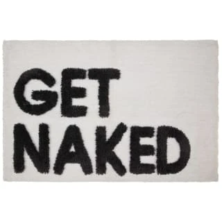 Get Naked Tufted Bath Mat - White 2 Get Naked Tufted Bath Mat - White - Image 2