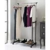 B&M Extendable Double Garment Rail