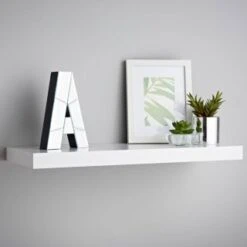 Lokken Floating Shelf 60cm - White