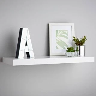 Lokken Floating Shelf 60cm - White 1 Lokken Floating Shelf 60cm - White