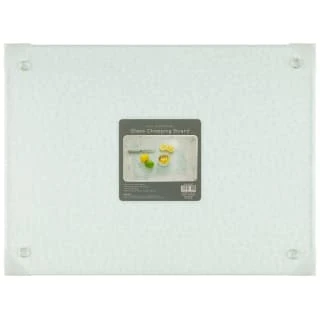 B&M Clear Glass Chopping Board 1 B&M Clear Glass Chopping Board