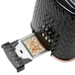 Goodmans Textured 2 Slice Toaster - Black & Rose Gold -Cheap Home Style Store 358961 goodmans textured toaster black rose gold 4