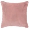 Aspen Faux Fur Cushion - Blush
