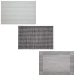 B&M Metallic Woven Placemats - Silver 4pk -Cheap Home Style Store 363876 363869 380285 4pk silver metallic woven main 1