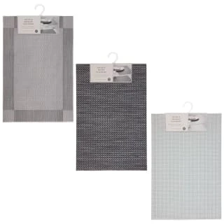 B&M Metallic Woven Placemats - Charcoal 4pk 6 B&M Metallic Woven Placemats - Charcoal 4pk - Image 6