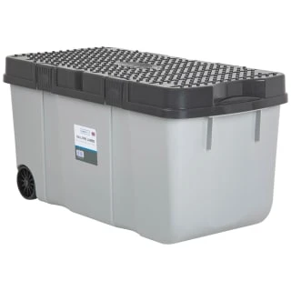 B&M Deluxe Storage Box 100L - Grey 1 B&M Deluxe Storage Box 100L - Grey