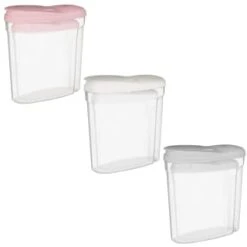 B&M Cereal Storage Container Set 2pk - Grey -Cheap Home Style Store 368613 368614 368615 cereal storage set 2 pk main