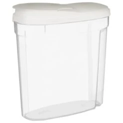 B&M Cereal Storage Container Set 2pk - White -Cheap Home Style Store 368613 cereal storage set 2 pk white 3