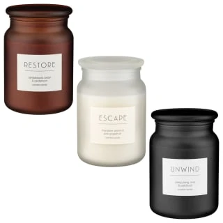 B&M Large Spa Scented Candle - White - Escape 4 B&M Large Spa Scented Candle - White - Escape - Image 4