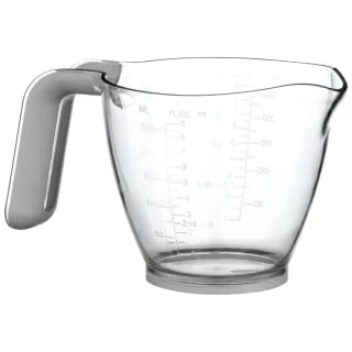 B&M Kitchen Measuring Jugs 3pk - Grey 3 B&M Kitchen Measuring Jugs 3pk - Grey - Image 3