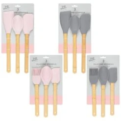 B&M Betty Winters Silicone Utensils 3pk - Grey -Cheap Home Style Store 369971 369972 3pk betty winters silicone utensils main