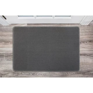 B&M Loop Washable Doormat 50 X 75cm - Grey 2 B&M Loop Washable Doormat 50 X 75cm - Grey - Image 2