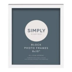 Simply Everyday 8 X 10" Block Frames 3pk - White -Cheap Home Style Store 370280 3pk simply everyday block frames 8x10 white 2