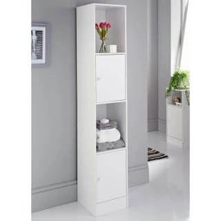 Spaceways Tall Cupboard - White 1 Spaceways Tall Cupboard - White