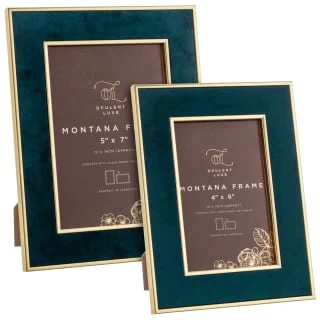 B&M Montana Velvet Photo Frame 5 X 7" 2 B&M Montana Velvet Photo Frame 5 X 7" - Image 2