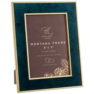 B&M Montana Velvet Photo Frame 5 X 7" 1 B&M Montana Velvet Photo Frame 5 X 7"