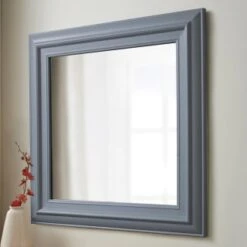 B&M Dorset Square Mirror - Grey