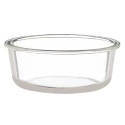 B&M Round Glass Food Container With Bamboo Lid -Cheap Home Style Store 376821 round glass food container 3