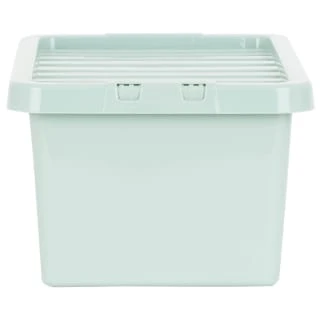 B&M Storage Box With Lid 11L - Sage 3 B&M Storage Box With Lid 11L - Sage - Image 3