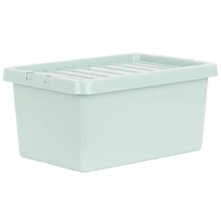 B&M Storage Box With Lid 11L - Sage 1 B&M Storage Box With Lid 11L - Sage