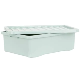 B&M Under Bed Storage Box 32L - Sage 2 B&M Under Bed Storage Box 32L - Sage - Image 2