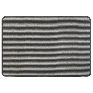 B&M Loop Washable Doormat 50 X 75cm - Grey Stripe 2 B&M Loop Washable Doormat 50 X 75cm - Grey Stripe - Image 2