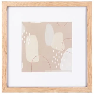 B&M Square Wooden Photo Frame 10cm 1 B&M Square Wooden Photo Frame 10cm