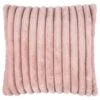 B&M Alaska Faux Fur Cushion - Blush