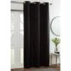 B&M Kent Woven Blackout Panel 54 X 86" - Black
