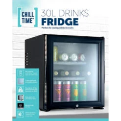 B&M Chill Time Mini Bar Fridge 30L 7 B&M Chill Time Mini Bar Fridge 30L -Cheap Home Style Store 381810 chill time 30l drinks fridge 4