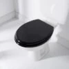 Addis Wooden Toilet Seat - Black