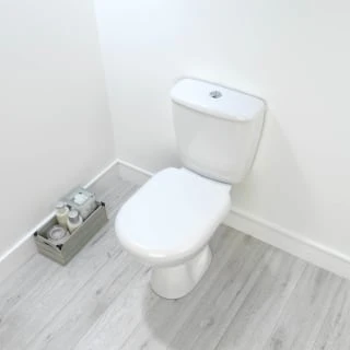 Beldray D Shaped Toilet Seat - White 1 Beldray D Shaped Toilet Seat - White