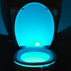 B&M Multicoloured Toilet Night Light -Cheap Home Style Store 383097 toilet night light 8